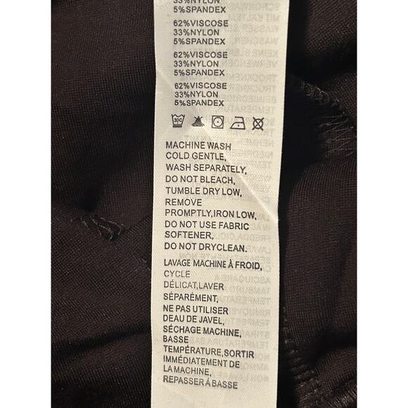 NWT Libin Women's Black Dress Pants SPF 50+ Flare Leg Size 6 - Picture 6 of 7